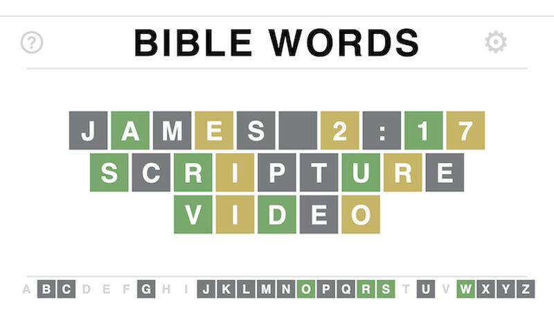 James 2:17 Wordle-Inspired Scripture Video